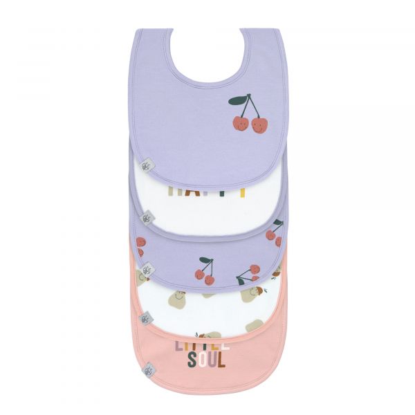 Lassig Value Pack Bib 5 pcs - Happy Fruits Cherry