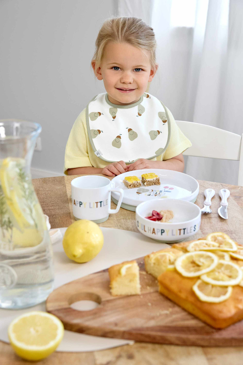 Lassig Value Pack Bib 5 pcs - Happy Fruits Lemon