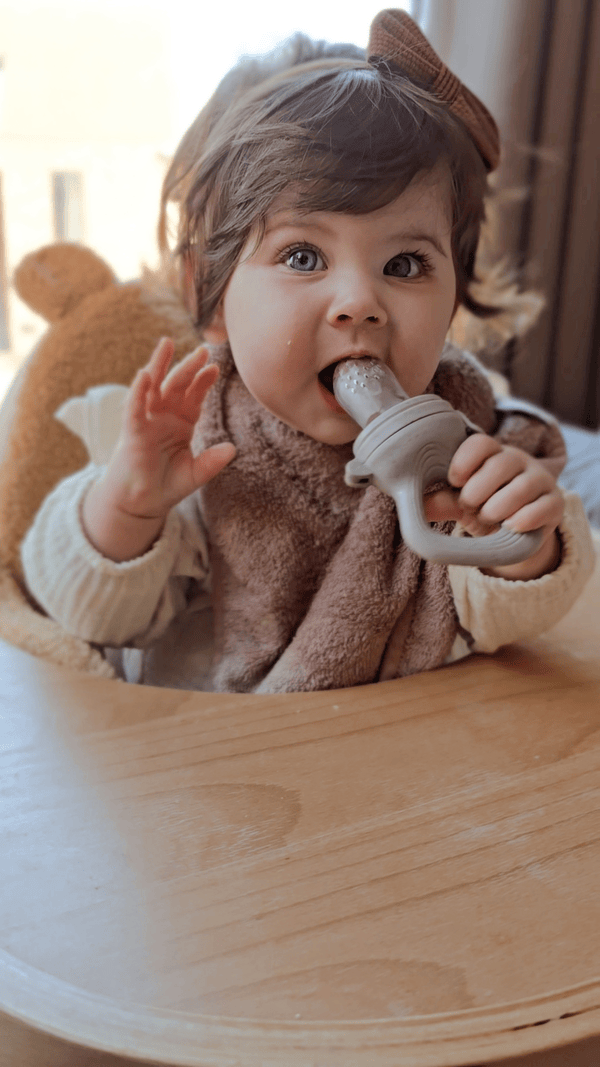 Chewies and More Fruit Pacifier Set - Beige