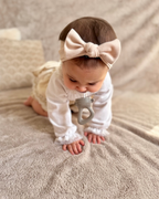 Chewies and More Fruit Pacifier Set - Taupe Grey