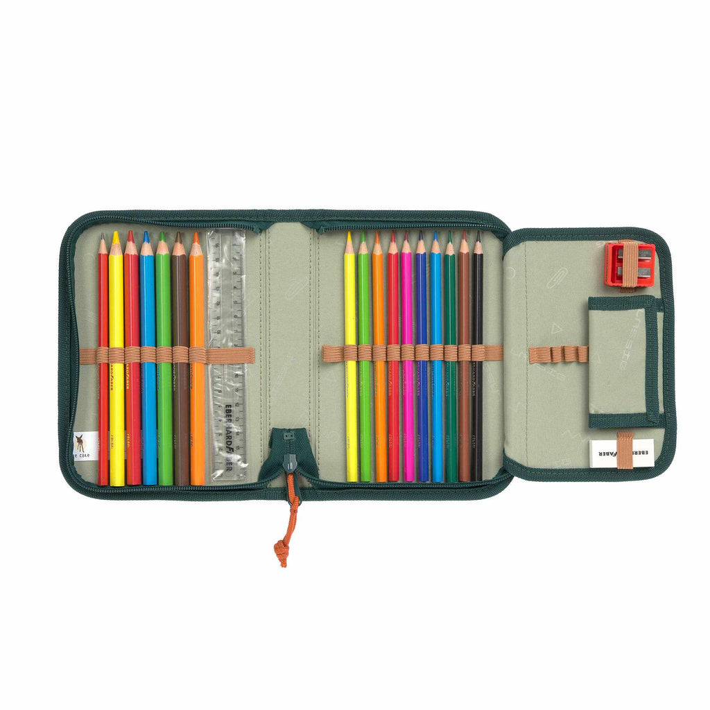 Lassig School Set Boxy Unique - dark green