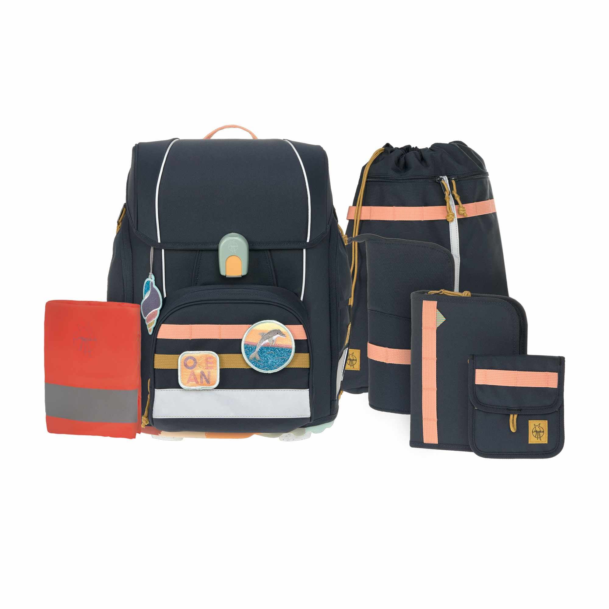 Lassig School Set Boxy Unique - Dark blue