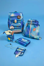 Lassig School Set Boxy Unique - gradient green/blue