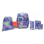 Lassig School Set Boxy Unique - gradient green/purple