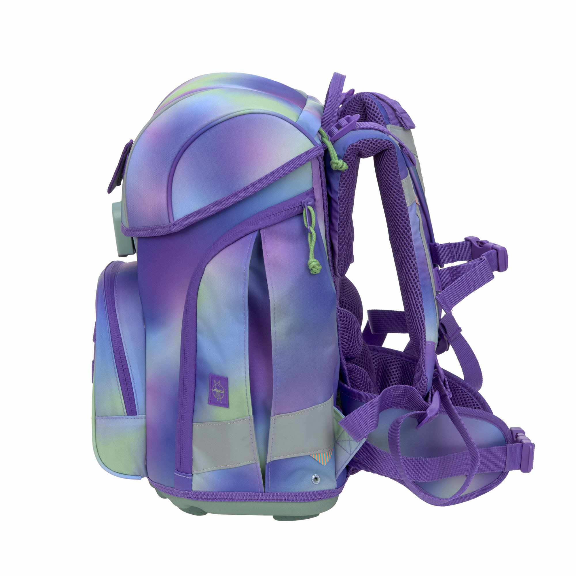Lassig School Set Boxy Unique - gradient green/purple