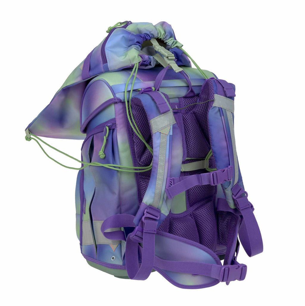 Lassig School Set Boxy Unique - gradient green/purple