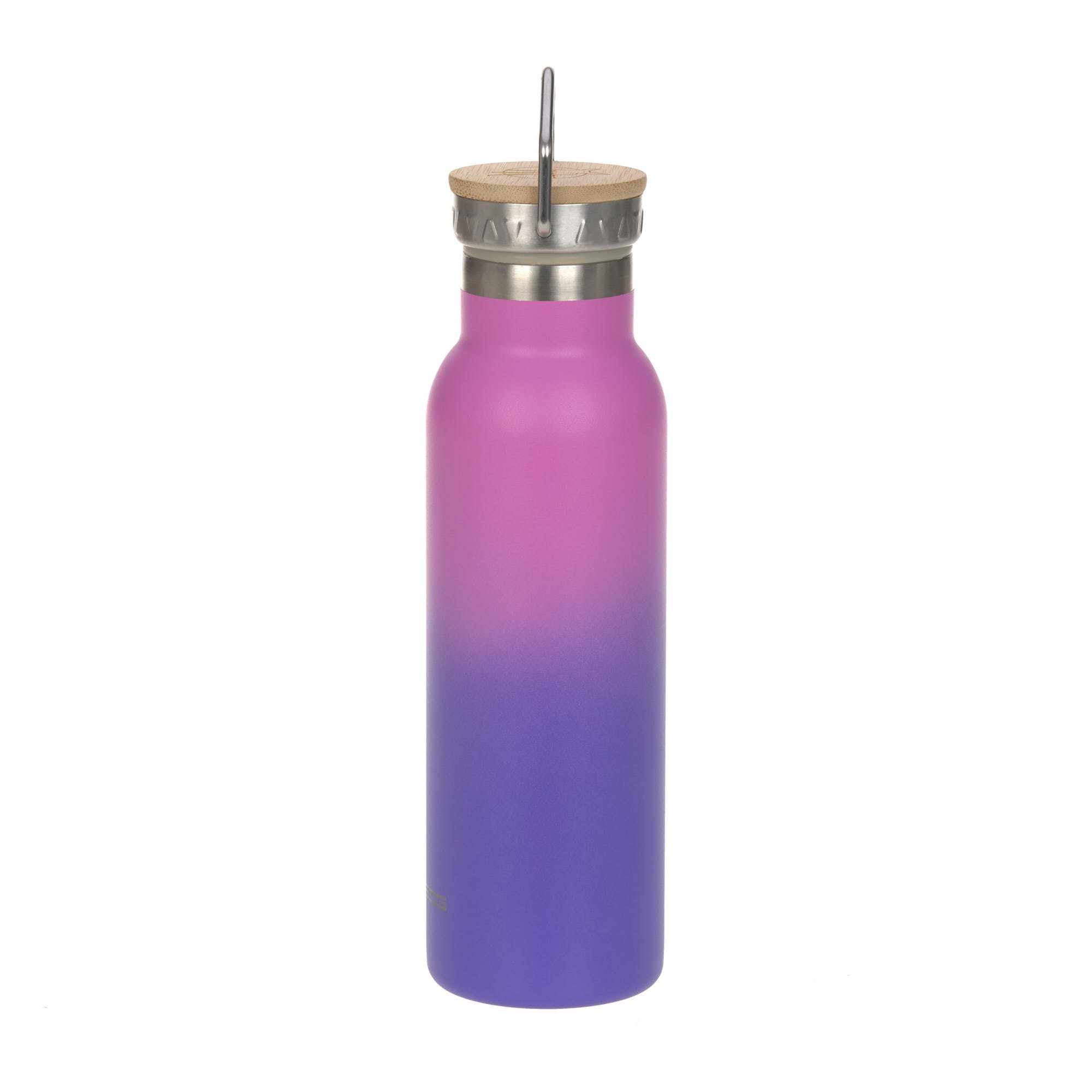 Lassig Double Walled Bottle Stainless Steel Unique 460 ml - gradient purple