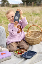 Lassig Bottle Stainless Steel Little Gang - Smile Navy
