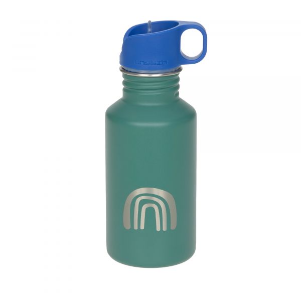 Lassig Bottle Stainless Steel Little Gang - Rainbow Green