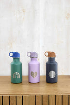 Lassig Bottle Stainless Steel Little Gang - Rainbow Green
