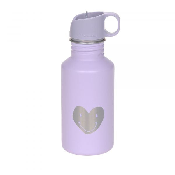 Lassig Bottle Stainless Steel Little Gang - Heart lilac