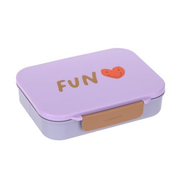 Lassig Lunchbox Little Gang - Heart lilac