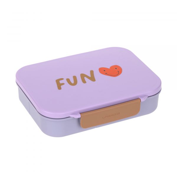 Lassig Lunchbox Little Gang - Heart lilac