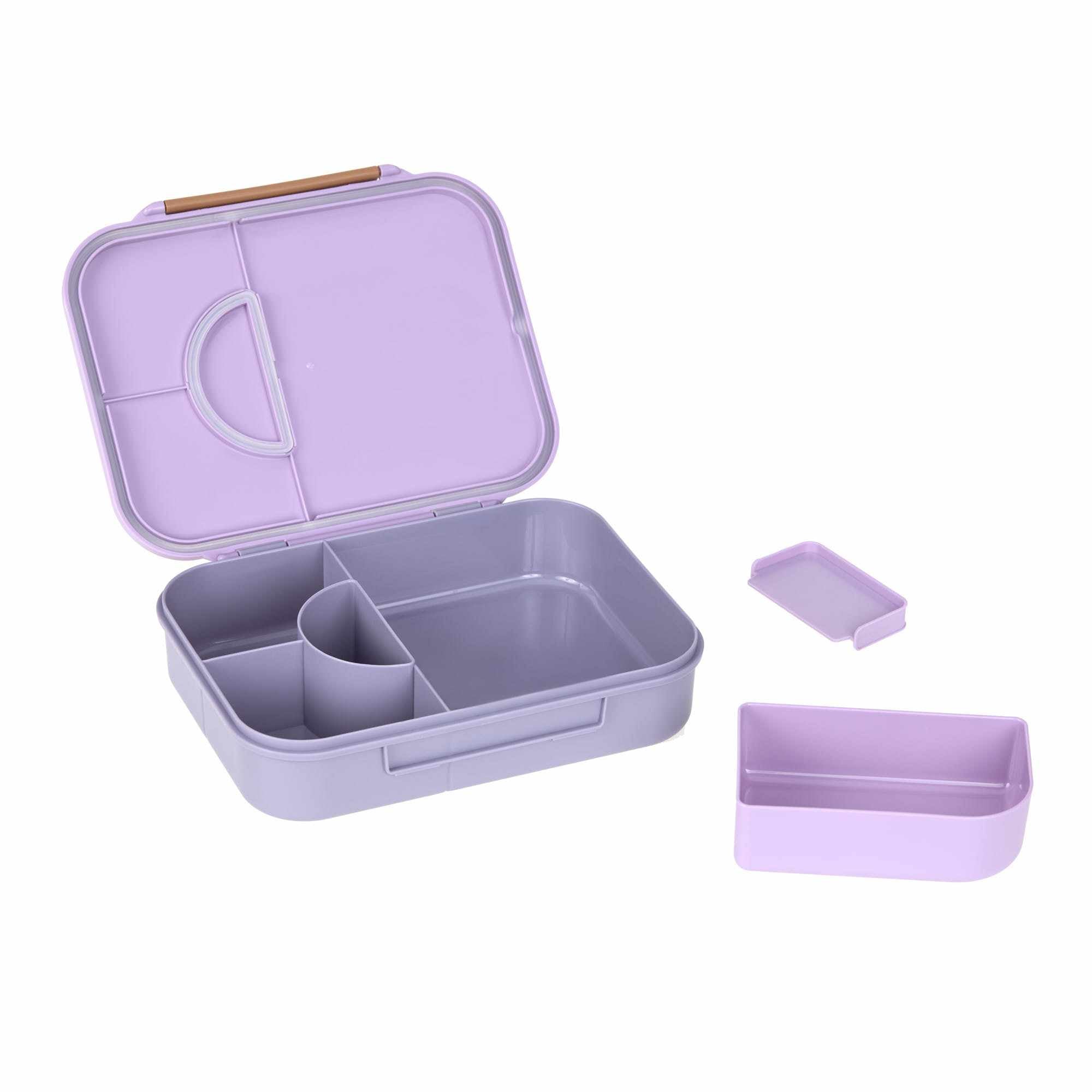 Lassig Lunchbox Little Gang - Heart lilac