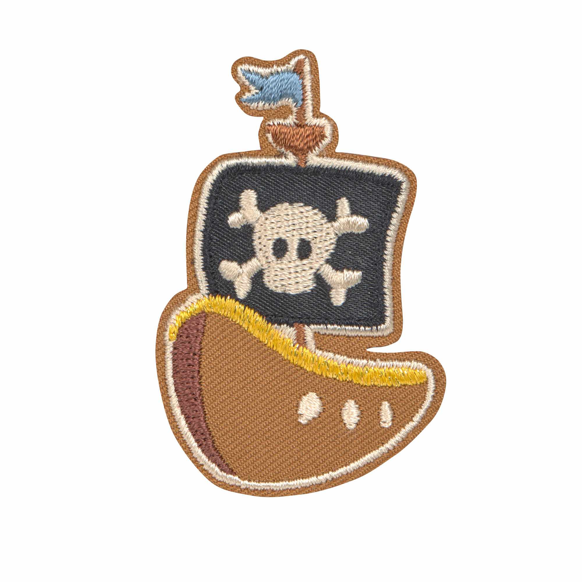 Lassig Textile Woven Sticker Stick on - Pirates