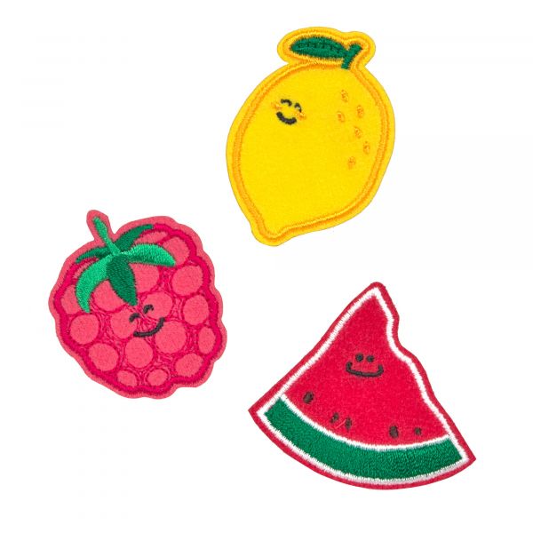 Lassig Textile Woven Sticker Stick on - Fruits