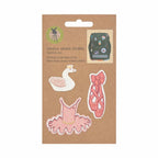 Lassig Textile Woven Sticker Stick on - Ballet