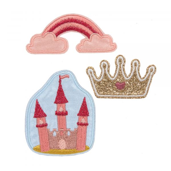 Lassig Textile Woven Sticker Stick on - Kingdom