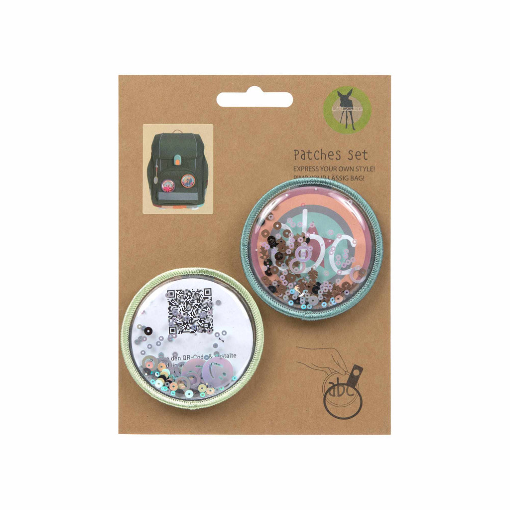 Lassig Patches Set DIY 2 pcs - blue/mint