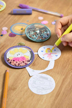 Lassig Patches Set DIY 2 pcs - lavender/peach