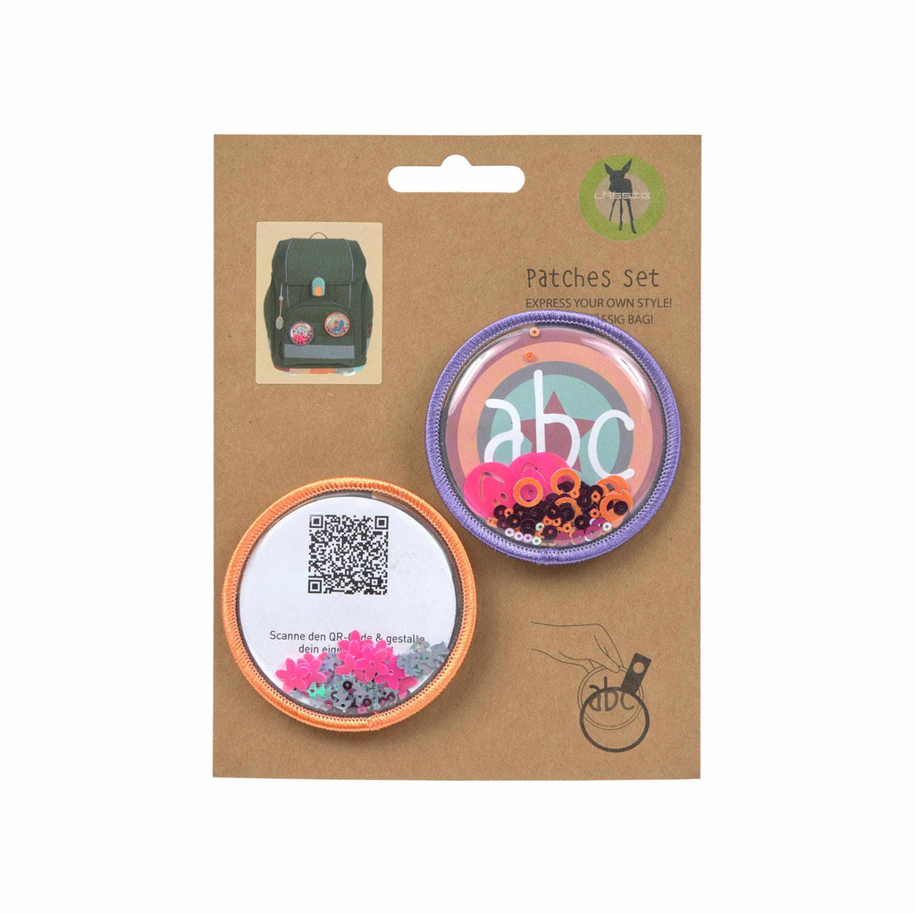 Lassig Patches Set DIY 2 pcs - lavender/peach