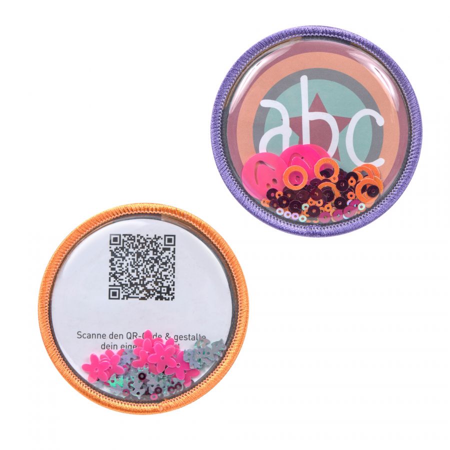 Lassig Patches Set DIY 2 pcs - lavender/peach