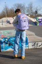 Lassig School Backpack Origin Bold - lavender