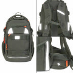 Lassig School Backpack Origin Bold - Dark Olive