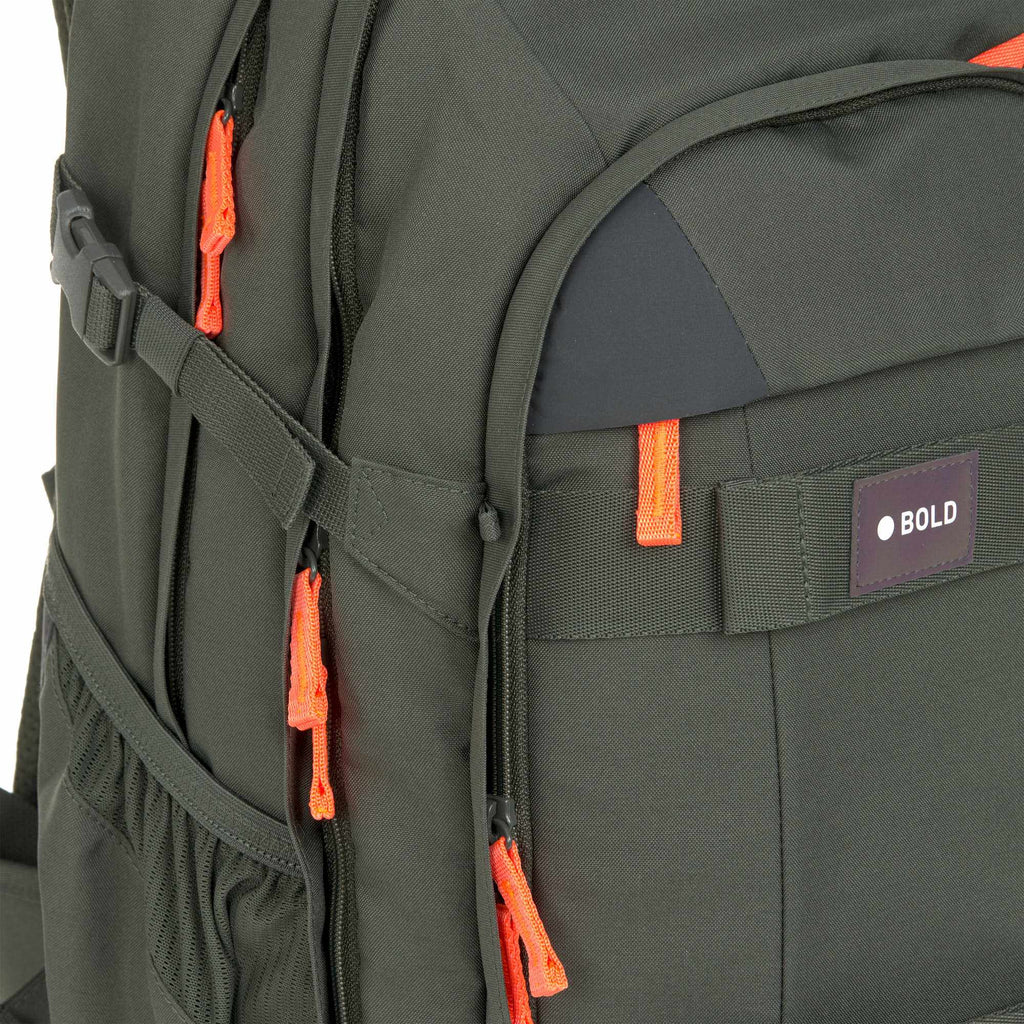 Lassig School Backpack Origin Bold - Dark Olive