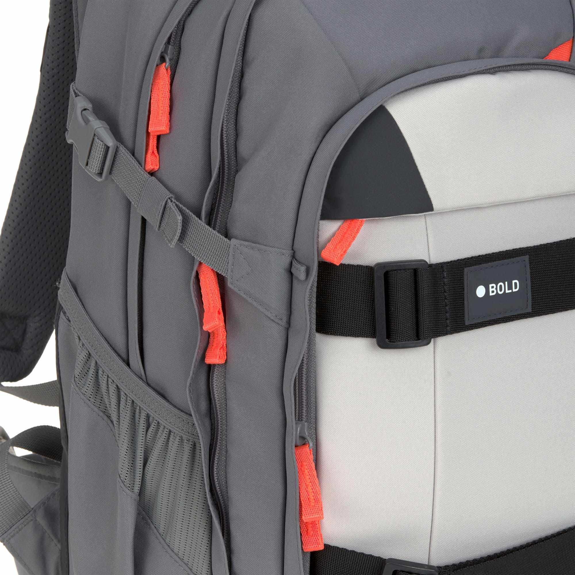 Lassig School Backpack Origin Bold - anthracite/grey