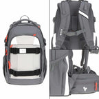 Lassig School Backpack Origin Bold - anthracite/grey
