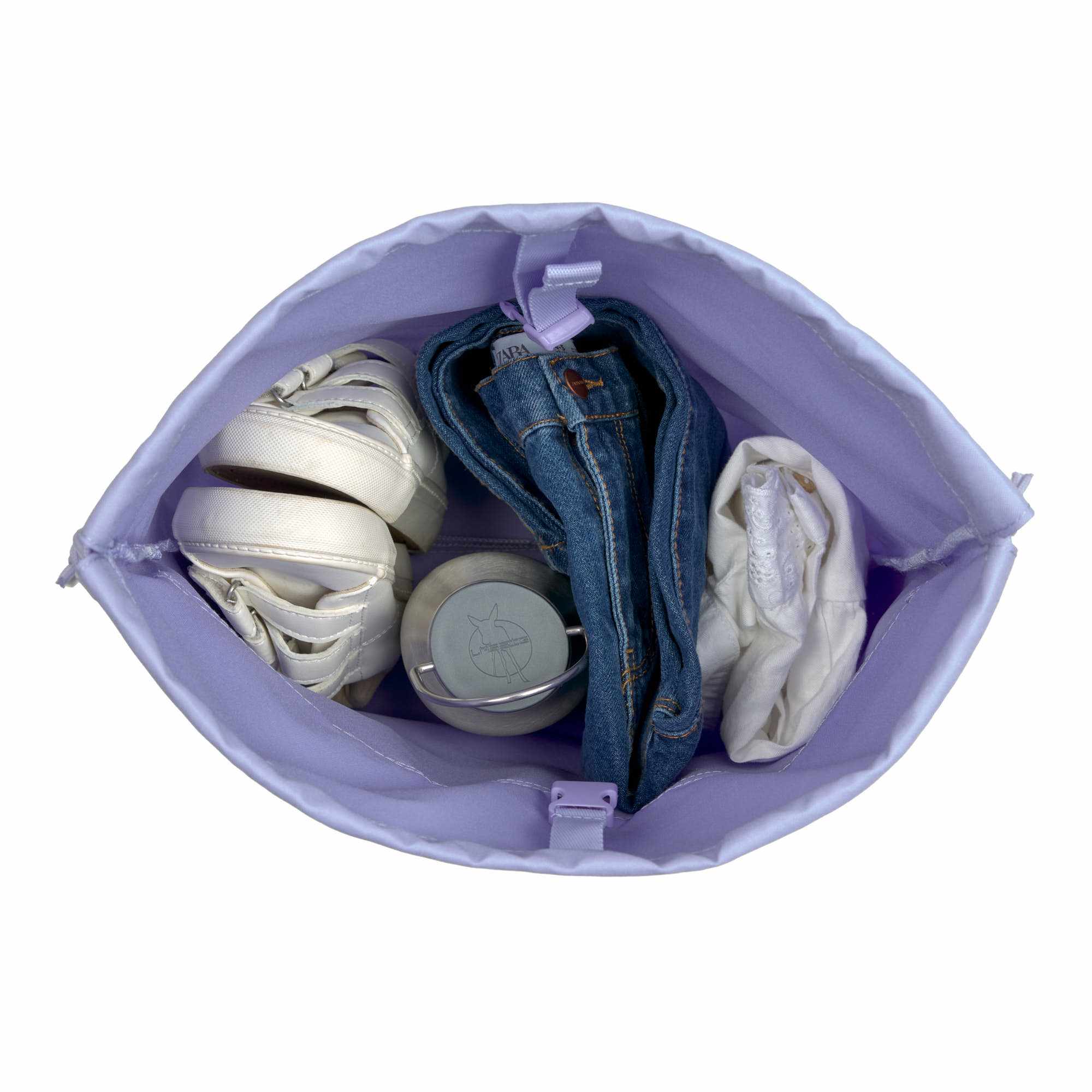 Lassig School String Bag Bold - lavender