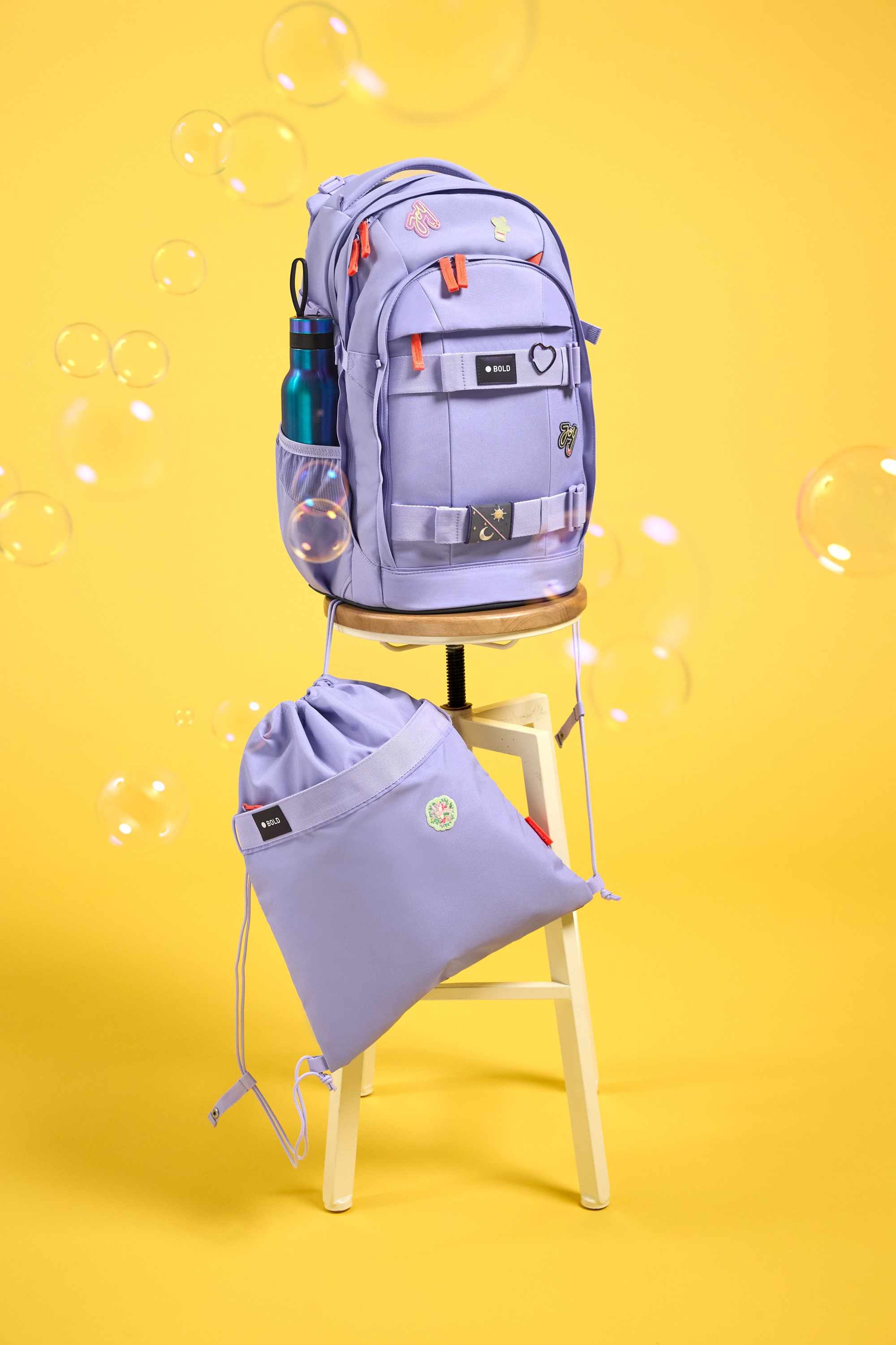 Lassig School String Bag Bold - lavender