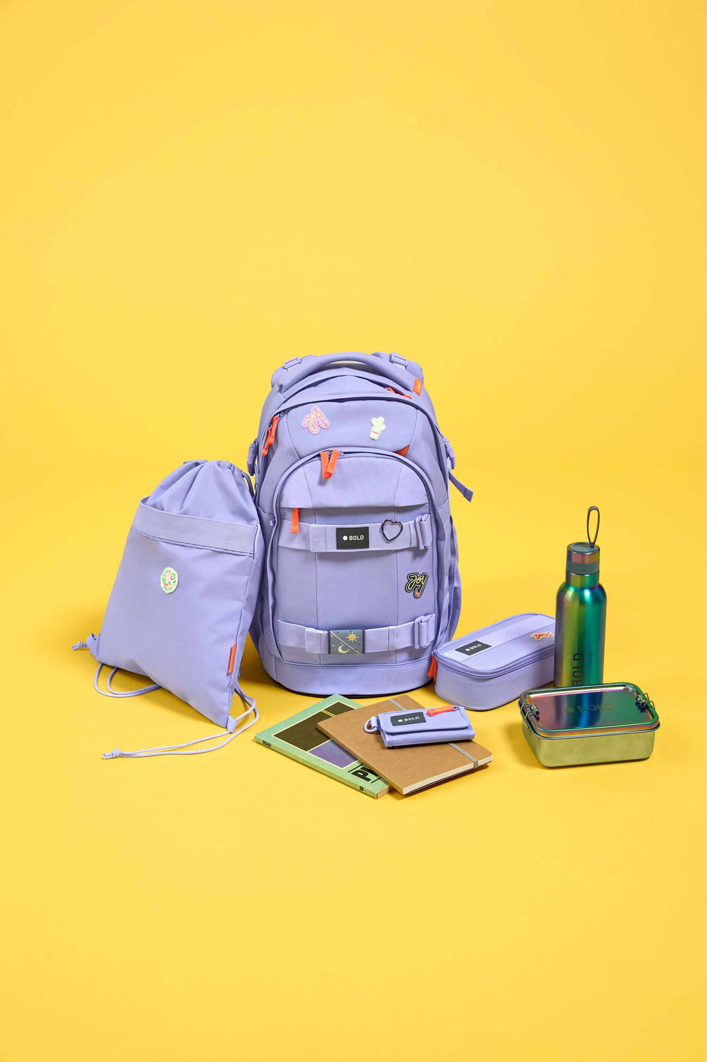 Lassig School Wallet Bold - lavender