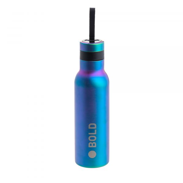 Lassig Double Walled Bottle Stainless Steel Bold - blue/purple