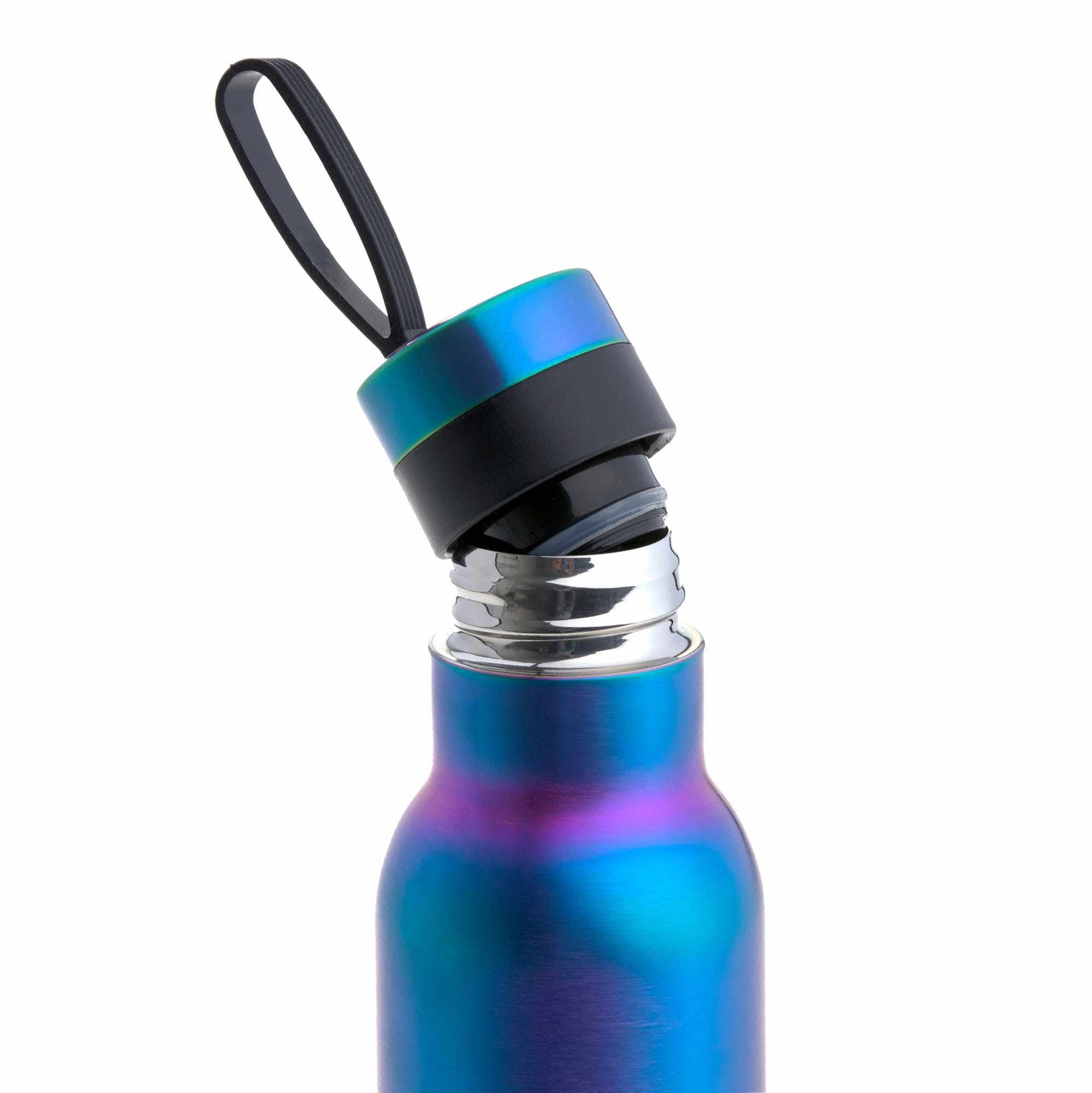 Lassig Double Walled Bottle Stainless Steel Bold - blue/purple