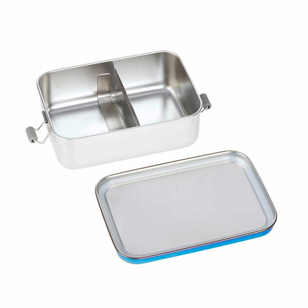 Lassig Lunchbox Stainless Steel Solid Bold - blue/purple