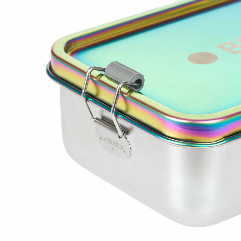 Lassig Lunchbox Stainless Steel Solid Bold - rainbow