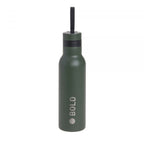 Lassig Double Walled Bottle Stainless Steel Bold - dark olive