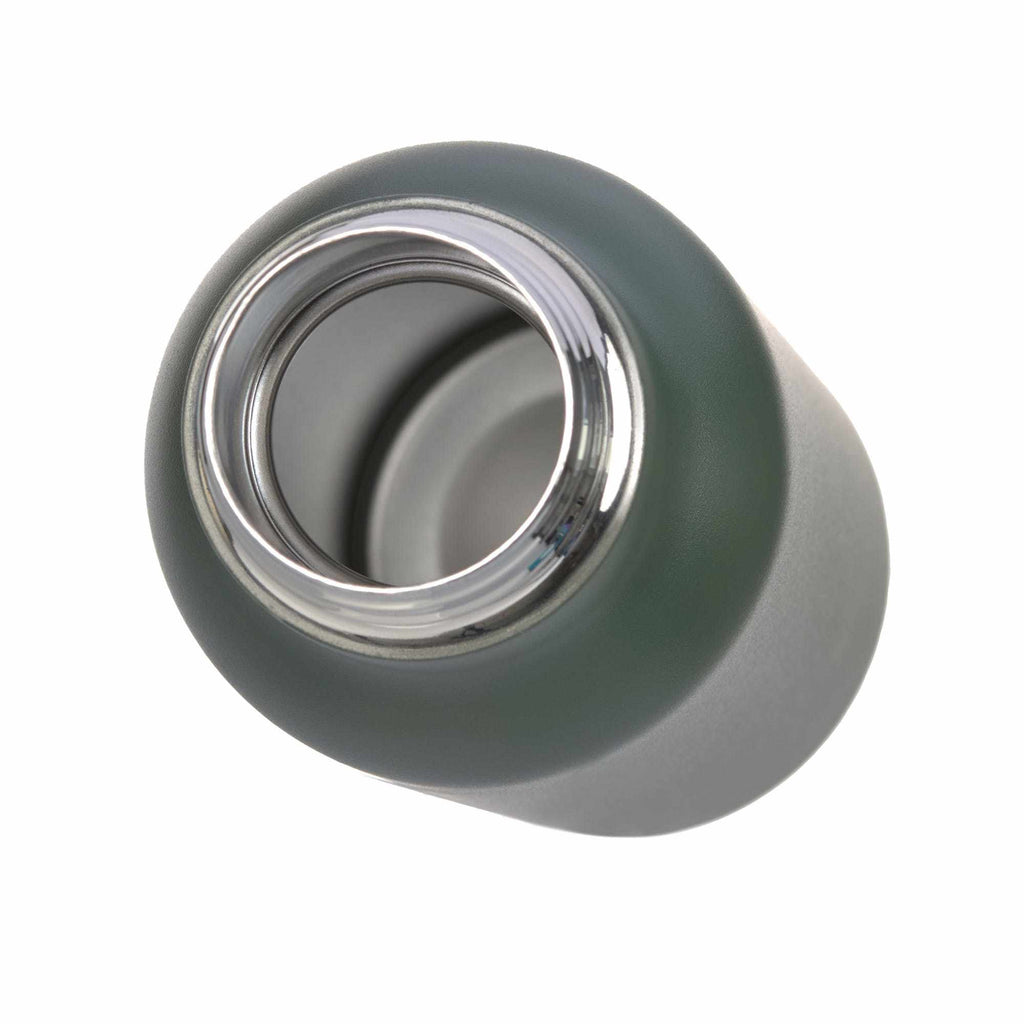 Lassig Double Walled Bottle Stainless Steel Bold - dark olive