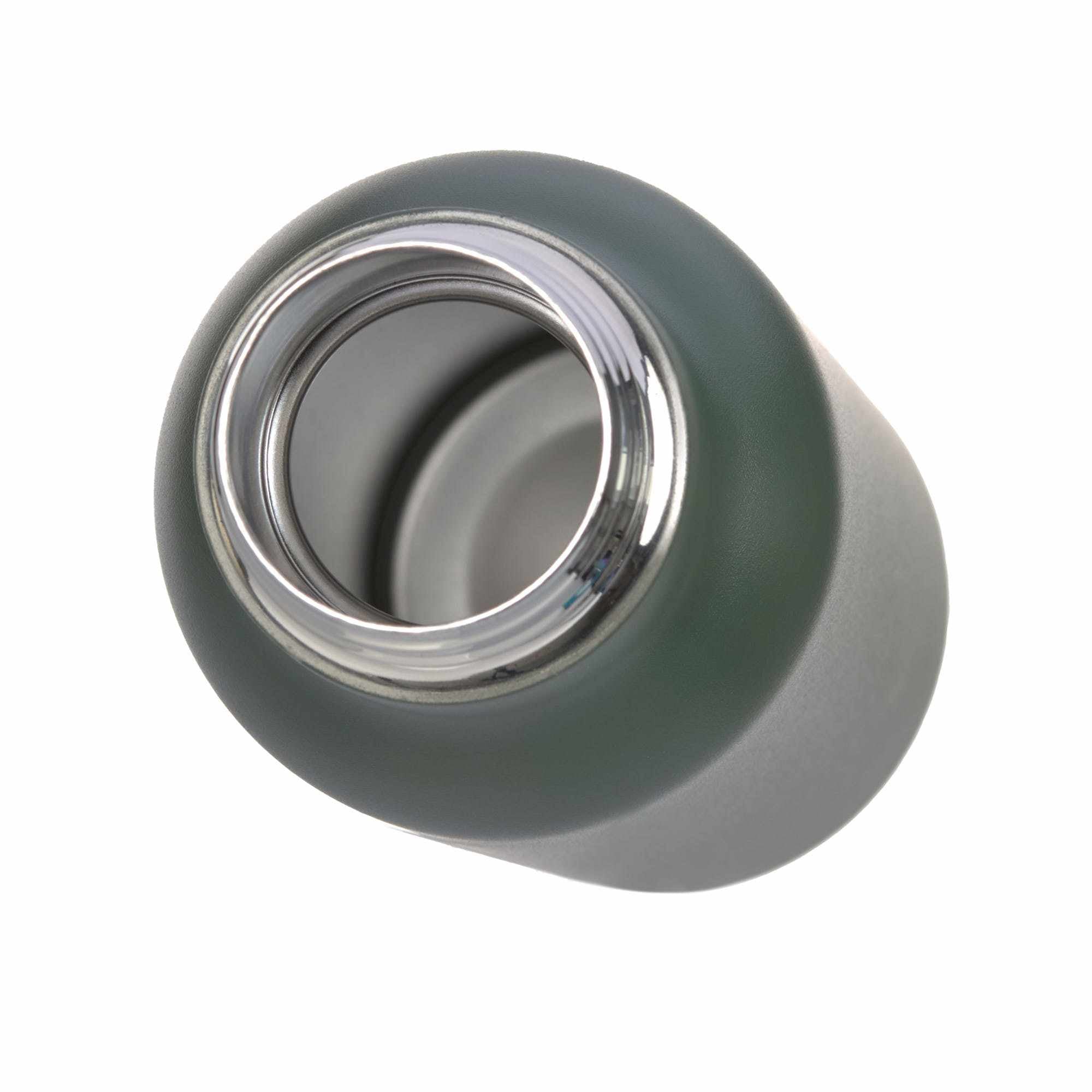 Lassig Double Walled Bottle Stainless Steel Bold - dark olive