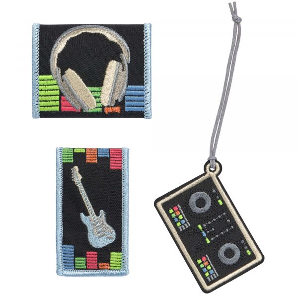 Lassig BOLD Match School Patches Set - Music