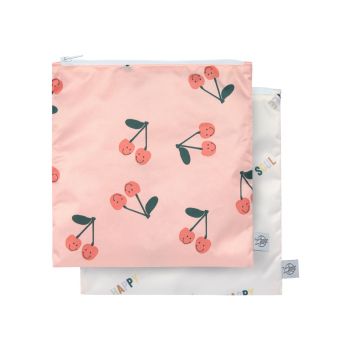 Lassig Snack Bag 2 pcs - Happy Fruits Cherry