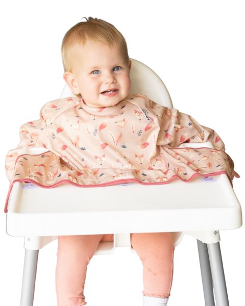 Tidy Tot Cover & Catch bib Foxes
