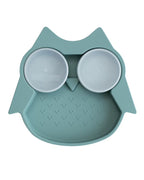 Tidy Tot Silicone Suction Plate with Pots Owl