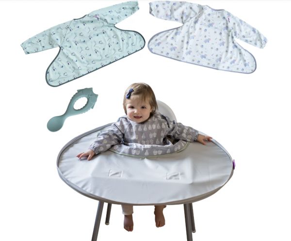 Tidy Tot Ultimate Baby Led Weaning Kit - Dove Grey