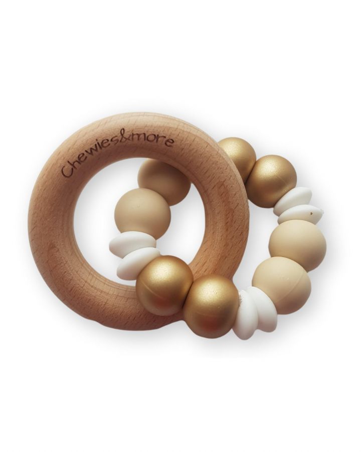 Chewies and More Lentil Rattle - Gold