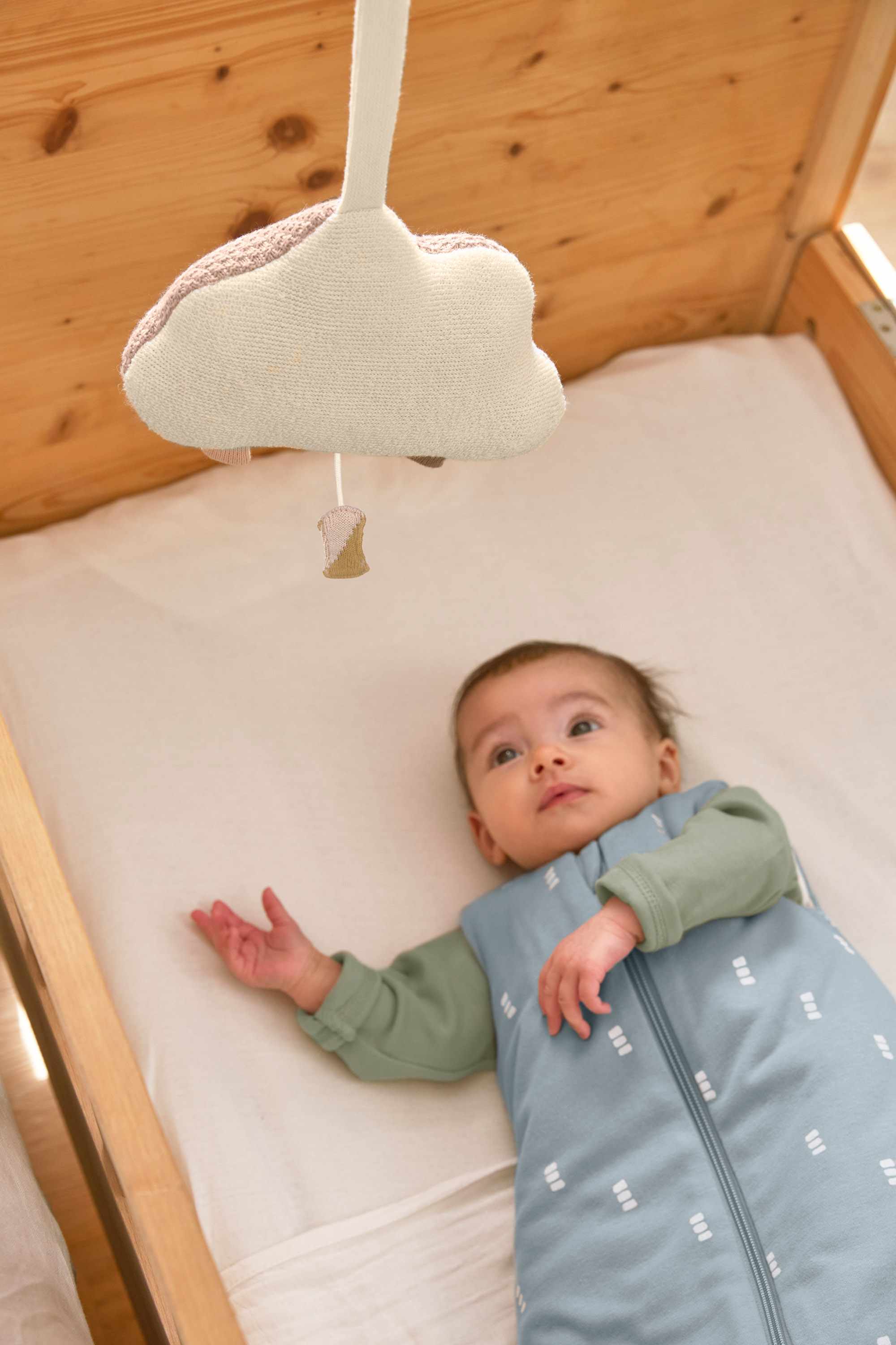 Lassig Knitted Musical Little Universe - Cloud milky/powder pink
