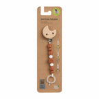 Lassig Soother Holder Wood/Silicone Little Universe - Moon rust