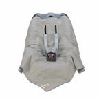 Lassig Knitted Blanket GOTS for Baby Seat, 78 x 78 cm - light blue